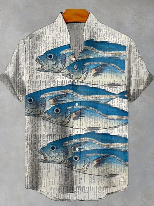 S0ce70ea9ddfc4f589a4ab8bfa6988a5fA.jpg 2025 elegant fish print men's new linen comfortable breathable fabric short sleeved shirt for fishing enthusiasts to wear