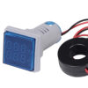 S0da34416271845aa89a1523fd190d44b6.jpg Mini Digital Voltmeter Ammeter 22mm Square AC 20-500V 0-100A Amp Volt Voltage Tester Meter Dual LED Indicator Pilot Lamp Light