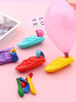 S0dec928a05824c839ee81f38fb996ed3L.jpg New With 3 Balloons Balloon Power Boat DIY Science Experiment Balloon Car Educational Equipment Inertia Toy Kindergarten
