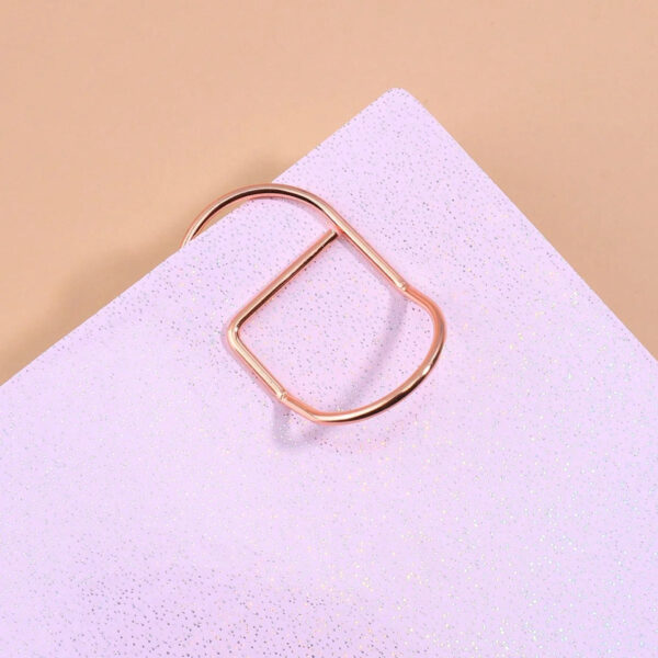 Multicolor Metal Writing Pen Clip - Creative Multifunctional Portable Notebook Accessory Office School Stationery Organizer Clip