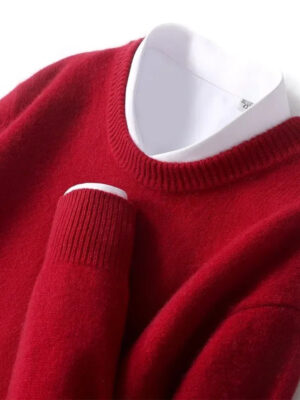 S108b1d36788a4aff8c03d6302227fd6em.jpg Hot Sale Cashmere Men's Sweater O-Neck Knitted Jumpers Long Sleeve Male Pullover Soft Warm Woolen Fashion Clothing Big Size