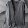 S1101b66883df48b39cdb4936bfaa7497L.jpg Large knitted sweater, men's new cardigan vest, autumn and winter large loose fat sweater.
