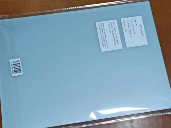 Size A4 Transparency PVC Binding Cover Clear Plastic Acetate Sheets - Thickness 200micron 8mil