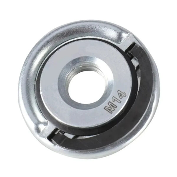 S12283e39c1d247fbaed3d831e4a9fb68g.jpg 1pc M14 Angle Grinder Pressure Plates Quick Release Locking Grinder Pressing Plate Flange Nut Power Tool Accessories