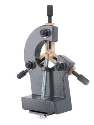 S122882a3fab14380a3579afb56f71b48K.jpg Wood Lathe Steady Rest Grey Color Metal Mini Lathe Steady Rest for 0618 CJ18 CJ0618A 7x12 7x14 0618‑3B Wood Lathe Steady Rest