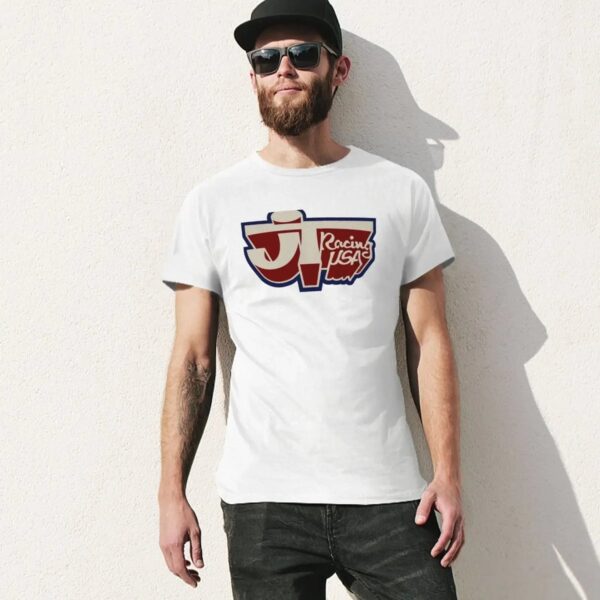 S13bad973902443bf81fac032b0162169K.jpg JT Racing USA BEIGE/RED/BLUE- Old school BMX T-Shirt plus size tops blacks mens big and tall t shirts