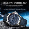 S1468062409c6469f8d129083eef458cbm.jpg PAAZOMU Man Luxury Brand Watch Waterproof Luminous Date Week Men's Quartz Wristwatch Stainless Steel Fashion Sports Men Watches
