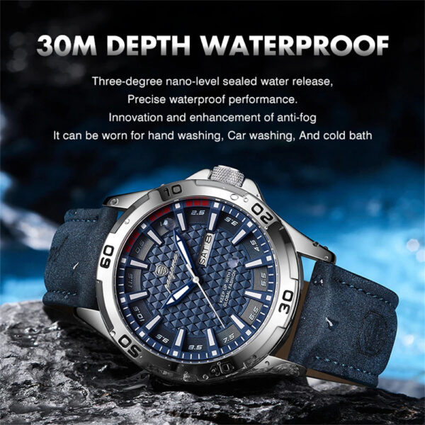 S1468062409c6469f8d129083eef458cbm.jpg PAAZOMU Man Luxury Brand Watch Waterproof Luminous Date Week Men's Quartz Wristwatch Stainless Steel Fashion Sports Men Watches