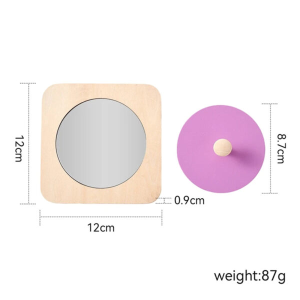 S147639ec463e498d96b9642f8a607e20B.jpg Montessori Mirror Newborn Tummy Time High Contrast Visual Development Cards For Kid Busy Puzzle Board Educational Sensory Gift