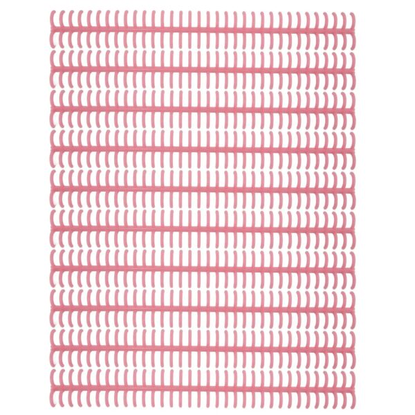 【New】10PCS 34 Hole Binding Spine Plastic Split Loose Leaf Rings Detachable Binding Loop 12mm Diameter Detachable Binding Loop