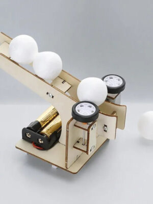 DIY Automatic Serving Machine Children's Hands-On Puzzle Toy Kinetic Energy Transfer Experiment Scientific Education Prop