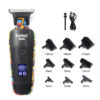Professional Hair Trimmer Machine KM-MAX5090 USB Charging, Powerful Induction Motor T-Shaped Cutting Head , Long-lasting Battery