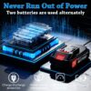 S160fd871ffe5433f8cfc293fdd6a9bb5O.jpg Power Blaster Plus Pressure Washer Cordless Portable Electric High Pressure Water Spray Gun and Hose Car Washer Cleaner Tool
