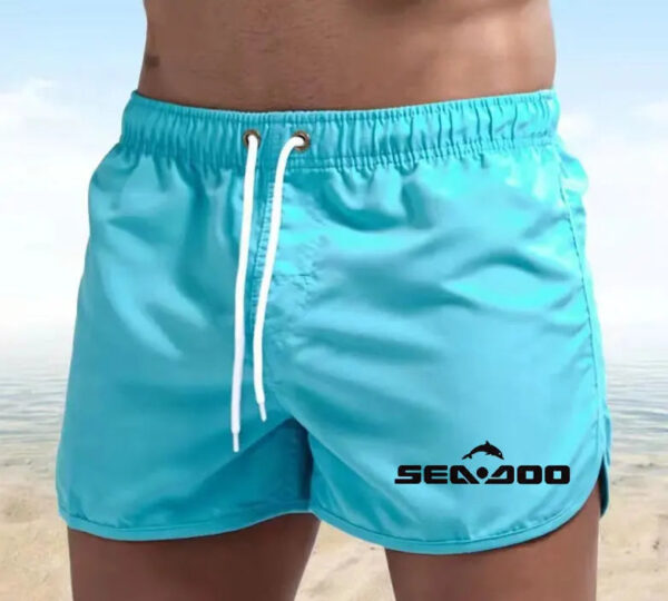 S162cfba3bc7a47c0bf19c120ec36c51cI.jpg Summer sea Doo Casual Shorts Men Boardshorts Breathable Beach Shorts Comfortable Fitness Sports Short Pants Male bermudas