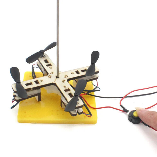 S162fca58d01b4b32bca883d1cdbd97bci.jpg DIY drone model helicopter science teaching aids toys physics exploration games children learn to assemble puzzle toys