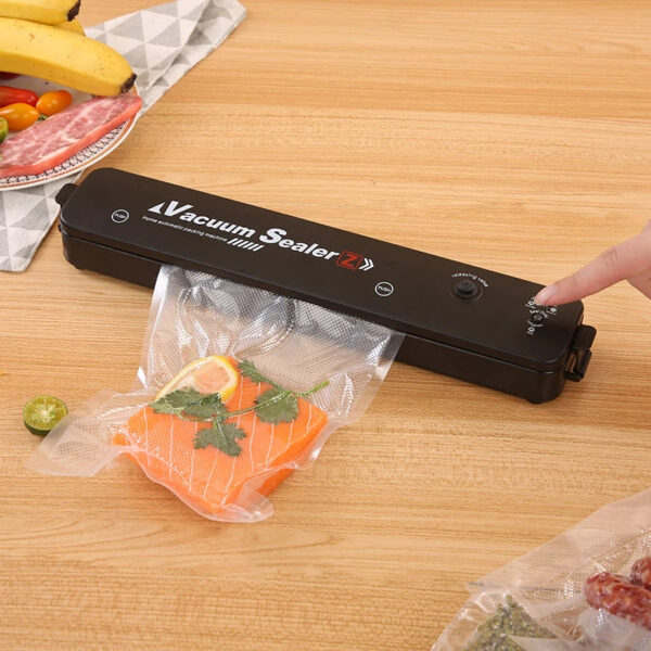 S16e038ee59774dc9b23aae8eed8d50e8h.jpg TINTON LIFE 220V/110V Vacuum Sealer Packaging Machine with Free 10pcs Vacuum bags Household Black Food Vacuum Sealer