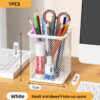 S171a529ecf74475482d80647a07c14b2I.jpg Container Desk Organizer Container Black Desktop Metal Pen Holders Mesh Pencil Cup Pen Case