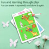 S18844cbbc27b45d6936b0472a1a14cdbG.jpg Find the Difference, Fun Concentration Training Game Pictures, Educational Items, Find Different Places, Reusable Erasable Pictures