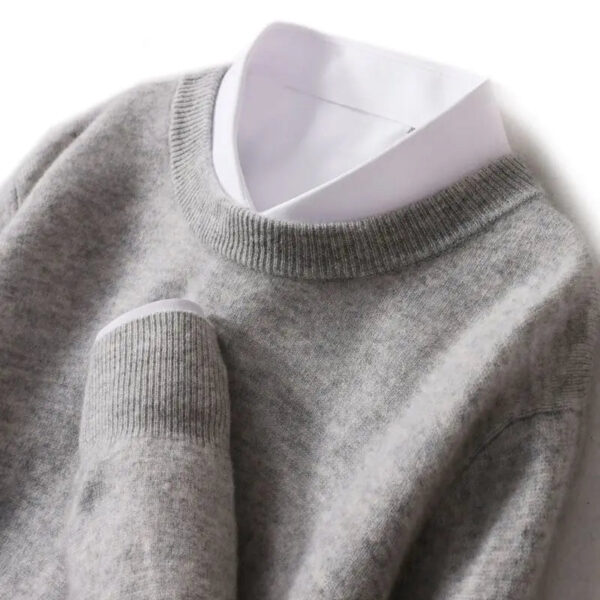 S1889a26f106d434c8874133150e5ba1eh.jpg Autumn Winter Men Cashmere Sweater O-neck Soft Warm Pullovers Male Loose Knitted Shirt Korean men's winter blouse