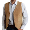 S190e1dcf5d6f4a1da2989db52f236492v.jpg Brown Vest Men's Formal Business Suit Waistcoat Groomsmen For Wedding New Cowboy