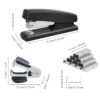 S198cd2d064934c78b14adafa85d10117x.jpg Stapler Value Pack, 20 Sheet Capacity, Jam Free, includes Standard Stapler, 5000 Staples and Staple Remover(Random Color)
