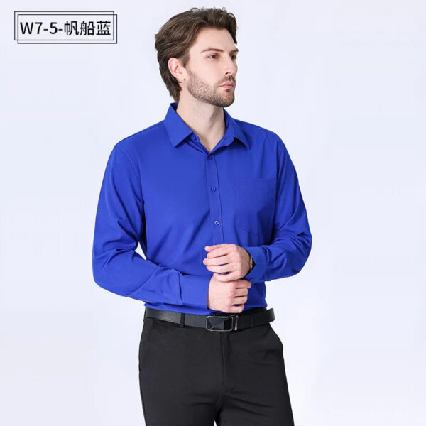S19c8f4d2d1a949138f7abd661b8e73ed8.jpg American size men's shirt long sleeve spring/summer formal business casual wear high quality fashion solid color plus size