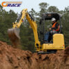 Wholesale Mini Excavators1.8 Ton Fast Delivery Multifunctional Mini Digger Machine Customize EPA Engine Small Excavator Digger