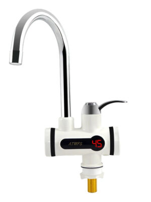 S1adaa2c13e8d4f26be62f4c47d58c70bX.jpg ATWFS Electric Hot Faucet Water Heater Electric Tankless Water Heating Kitchen Faucet Digital Display Instant Water Tap 3000 W