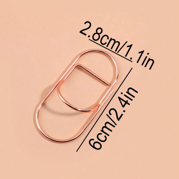 Multicolor Metal Writing Pen Clip - Creative Multifunctional Portable Notebook Accessory Office School Stationery Organizer Clip