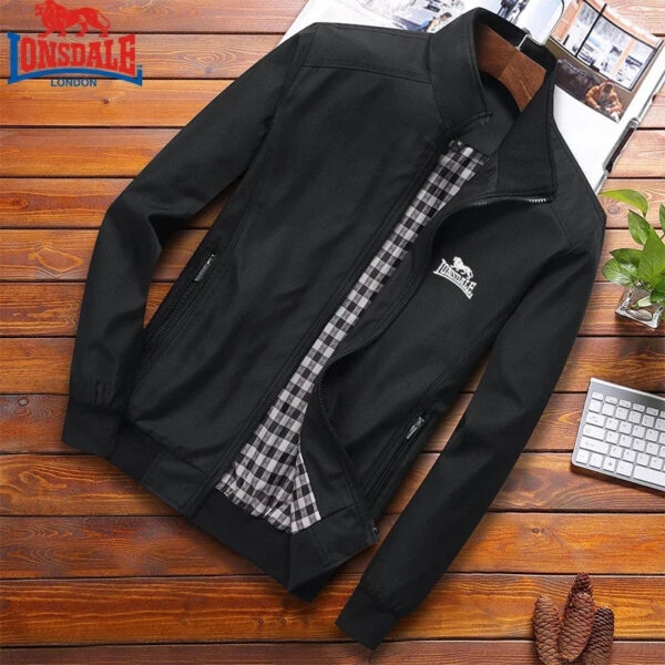 S1b25e06bb14846ada36328f8680501b92.jpg High Quality Embroidered LONSDALE Spring /Autumn Casual Fashion Slim Fit Bomb Jacket Baseball Collar Men's Jacket M-6XL
