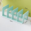 Desktop Four Grid Bookshelf Student Book Storage Bookshelf For Office Documents File Bag For Books Stationery Organize Supplies