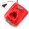 S1b3367f7527e4e45ad14adfb536be3dcZ.jpg Battery Charger For Milwaukee M12 N12 Lithium-Ion Battery 3A fast charging Replacement 48-11-2401 48-11-2402 C12B C12BX