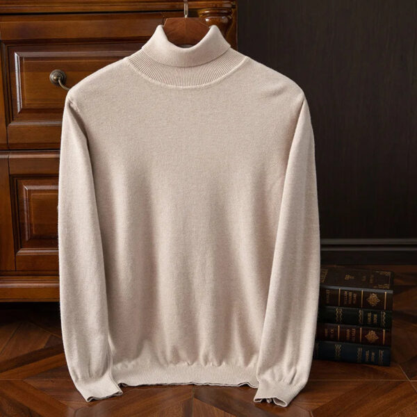 S1b646ad7d87b4d9e880ffd1a71af03acV.jpg Soft Cashmere Sweater Men's Clothes Turtleneck Pullover Autumn Spring Korean Popular Casual Knit Reviews Wool High-quality