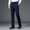 S1b71c4748829410f86fe5005e479e2ebj.jpg Male Smart Casual Pants Stretchy Sports Men's Fast Dry Trousers Spring Autumn Full Length Straight Office Black Navy Work Pants