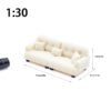S1be8053be20f4ffcb35552ea7defdb2eE.jpg Dollhouse Simulation Flocking Sofa Model Dollhouse Mini Living Room Furniture Decoration Accessories Pretend Play Toys