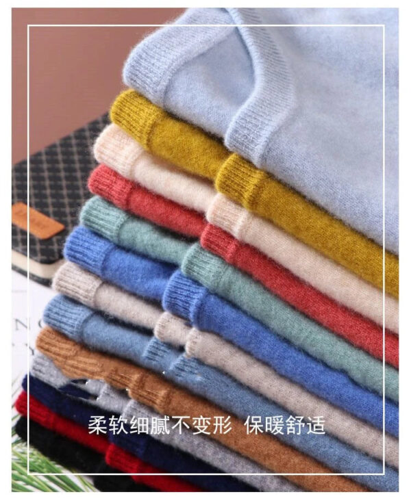 S1c02c8c313b24b6cba3b1c7a3788e39a7.jpg Autumn Winter Men Cashmere Sweater O-neck Soft Warm Pullovers Male Loose Knitted Shirt Korean men's winter blouse