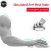 S1c48cabe34f64f02a57396004b52b954V.jpg Left/Right Hand Ergonomic Mouse Pad Wrist Pad Silicon Gel Non-slip Streamline Wrist Rest Support Mat for Office Gaming PC