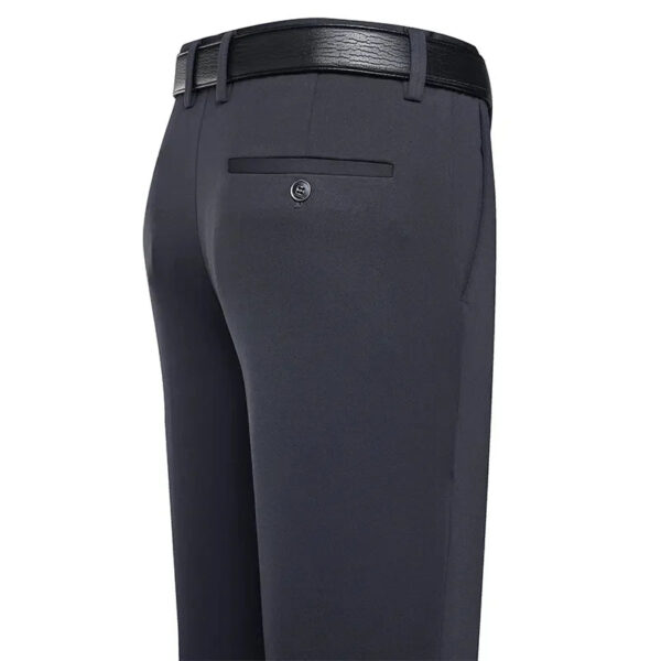 S1c7a58cd6cb34a62bf2aa7bc7aaa62b17.jpg Suit Pants Men Business Casual Trousers Formal Dress Straight Pants Elastic Black Navy Blue Male Clothing