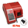 NEW Replacement Li-ion Battery Charger Multi Voltage Charger for Milwaukee 14.4V-18V 48-11-1850 48-11-1840 48-11-1815 48-11-1828