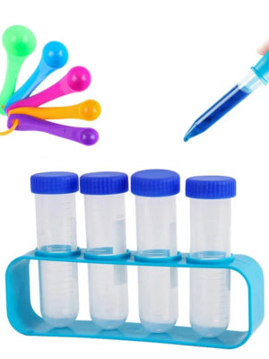 S1df789e3a4b347ddbccd352c8a0d07820.jpg Learning Fine Motor Skill Toys Primary Science Jumbo Test Tubes Dropper Funnel Measure Spoon For Kids Children Early Educational