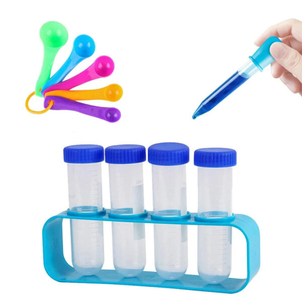 S1df789e3a4b347ddbccd352c8a0d07820.jpg Learning Fine Motor Skill Toys Primary Science Jumbo Test Tubes Dropper Funnel Measure Spoon For Kids Children Early Educational