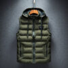 S1ec37ae2aafb4630bbee680c0d599d7e8.jpg Brand Mens Jacket Sleeveless Vest Hooded Fashion Casual Coats Male Cotton-Padded Men's Vest Men Zipper Waistcoats Plus size 6XL