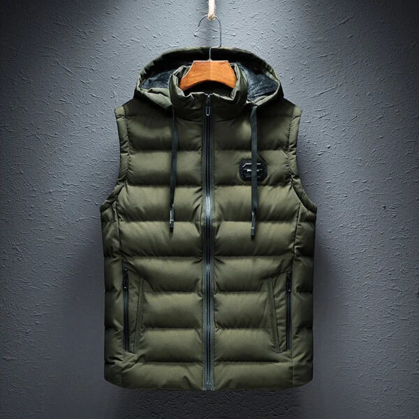 S1ec37ae2aafb4630bbee680c0d599d7e8.jpg Brand Mens Jacket Sleeveless Vest Hooded Fashion Casual Coats Male Cotton-Padded Men's Vest Men Zipper Waistcoats Plus size 6XL