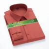 S1ec6780007f04931a99e3fee874d7b3cM.jpg Hidden Placket Shirt Bamboo Fiber Micro Elasticity Casual Shirts Men Long Sleeve Slim Fit Easy Care Business Anti-wrinkle 6XL