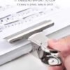 6Pcs Metal Paper Clip Foldback Metal Binder Clips Multi-functional Clamp Binder Paper Clips Office School Stationery Supplies