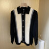 S1f5c4efaebe44277bcc50cf97cc3aa215.jpg Mens Clothes Trendy Contrast Color Patchwork Button Sweater Cardigan Autumn Winter Polo Collar Long Sleeve Loose Knitted Jackets