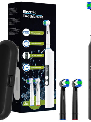 Smart Electric Toothbrush, 4 Modes USB Charging Rechargeable Electric Toothbrushes, Fit for Oral B Electric Toothbrush Heads