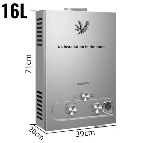 S1fa0112b9aea4f6482ab8de95ec96db8W.jpg Sihao LPG Liquefied Petroleum Gas Water Heater 6L 8L 10L 12L 16L 18L Liquefied Petroleum Gas Propane Butane Hot Water Heater