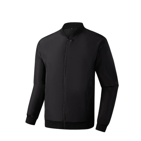 S201c2e38ec3a4285ad2ac660b3287811z.png 2024 Spring and Autumn New Baseball Collar Short Loose Solid Color Jacket Men's Business Casual Thin Coat Trend