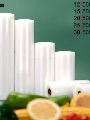 S205bad1a5b984939a01fb7bba90abea9v.jpg Vacuum Sealer Bags Rolls for Vacuum Sealer Meat Fruit Vegetable Food Vacuum Storage Packaging Bags 12/15/20/25/30cm 500cm/roll